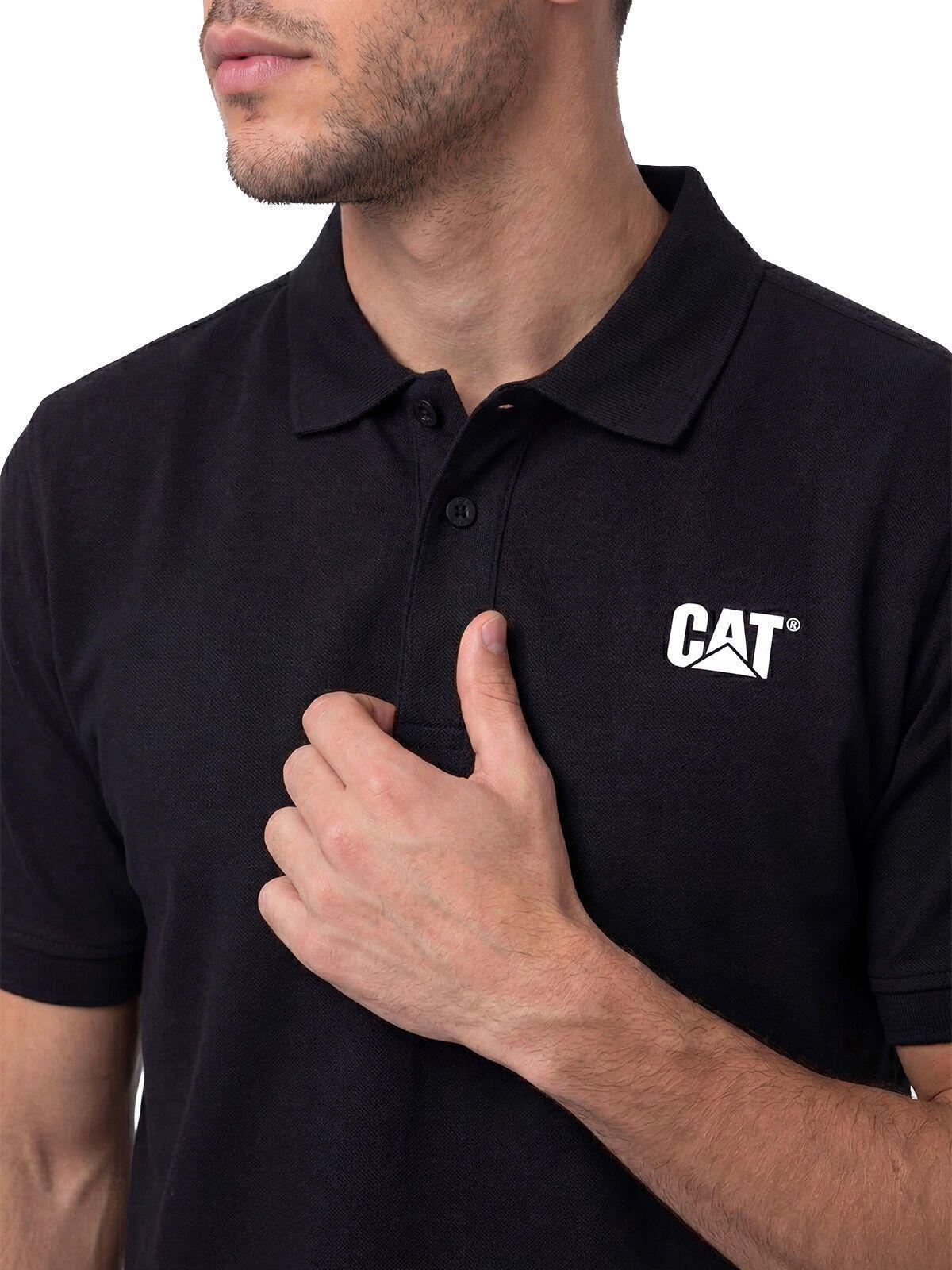 Polera Pique Manga Corta Logo Jersey Negro-4