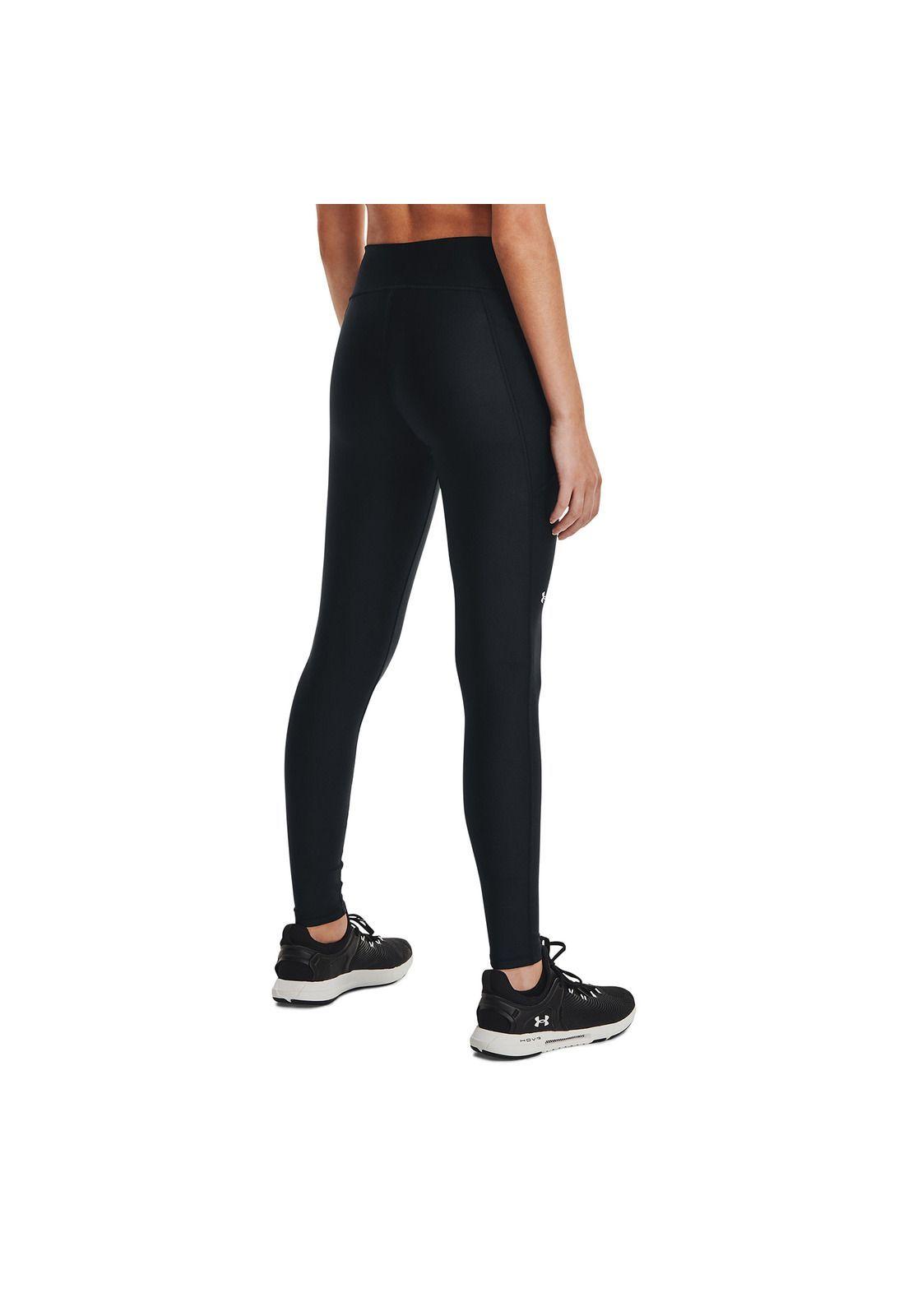 Calza Mujer Armour Mid Leg Negro-3