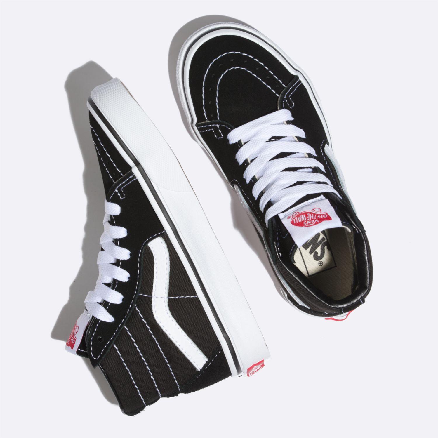 Zapatilla C/Cana Niño Uy Sk8-Hi Black/True White-1