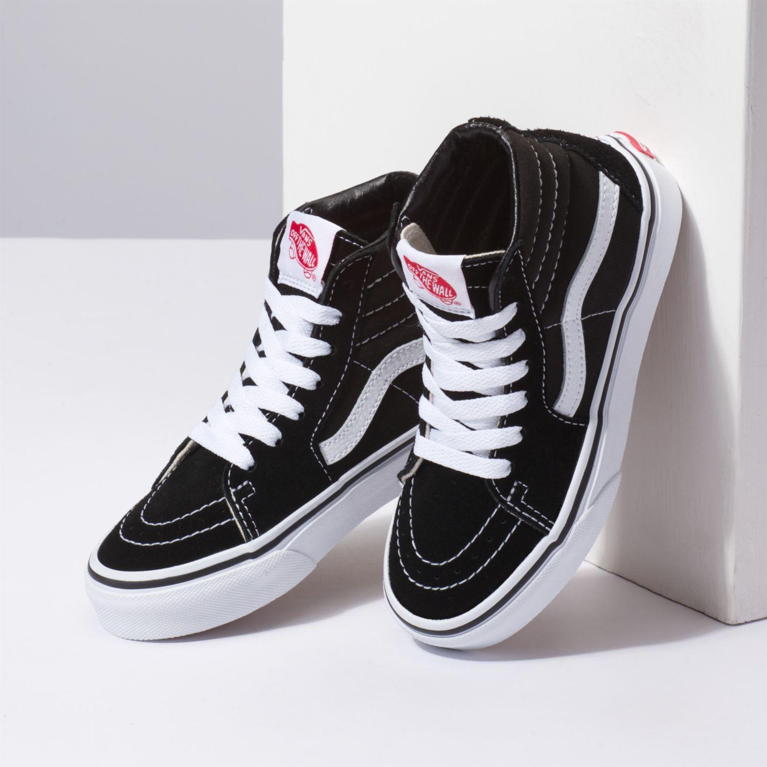 Zapatilla C/Cana Niño Uy Sk8-Hi Black/True White-3