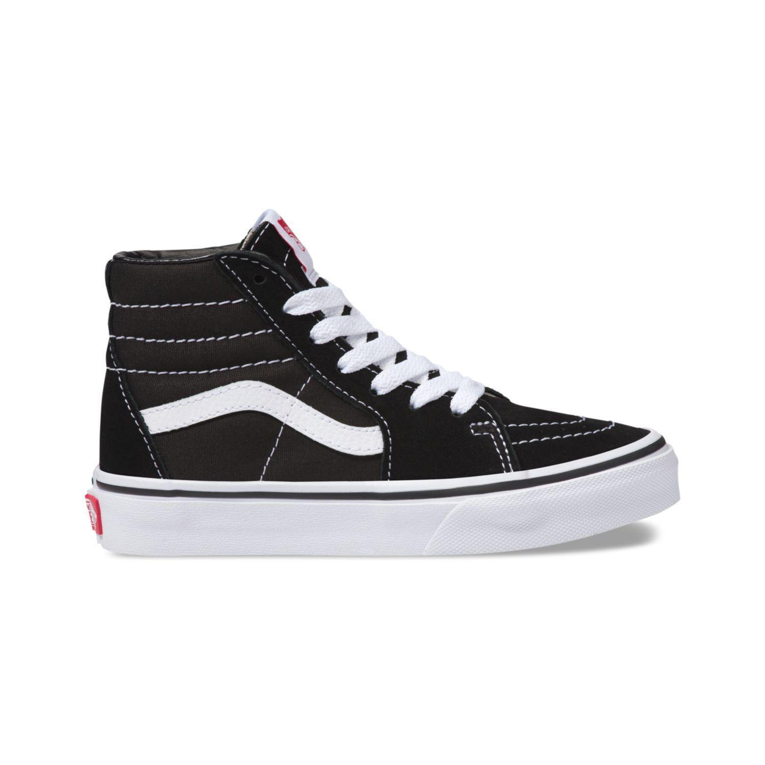 Zapatilla C/Cana Niño Uy Sk8-Hi Black/True White-4