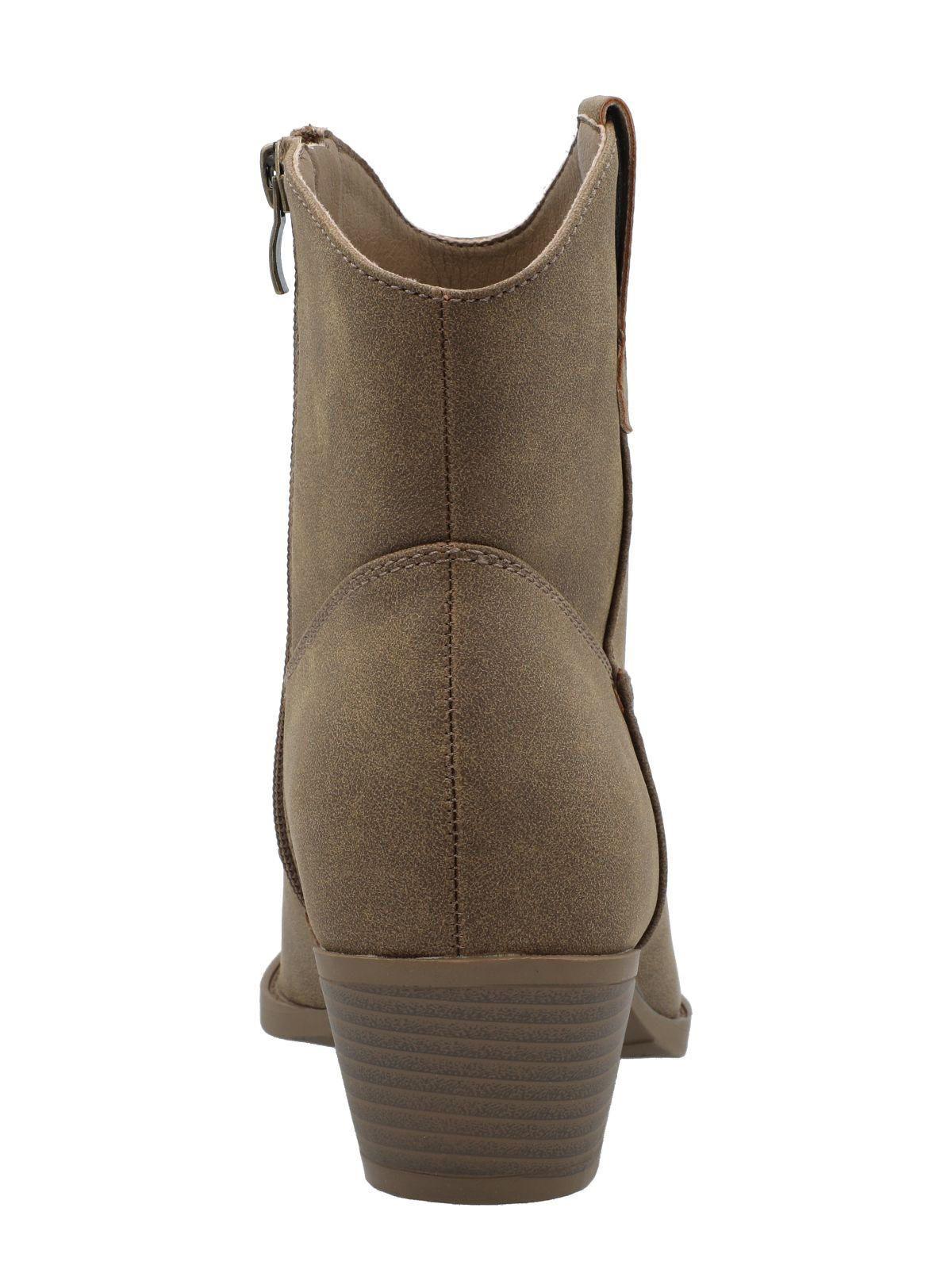 Botín Mujer Valeria Taupe-6