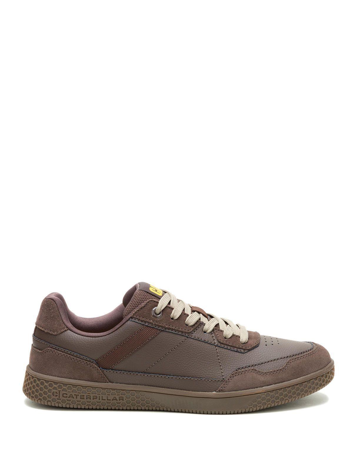 Zapatilla Cuero Hombre Pause Retro Leather Café-1