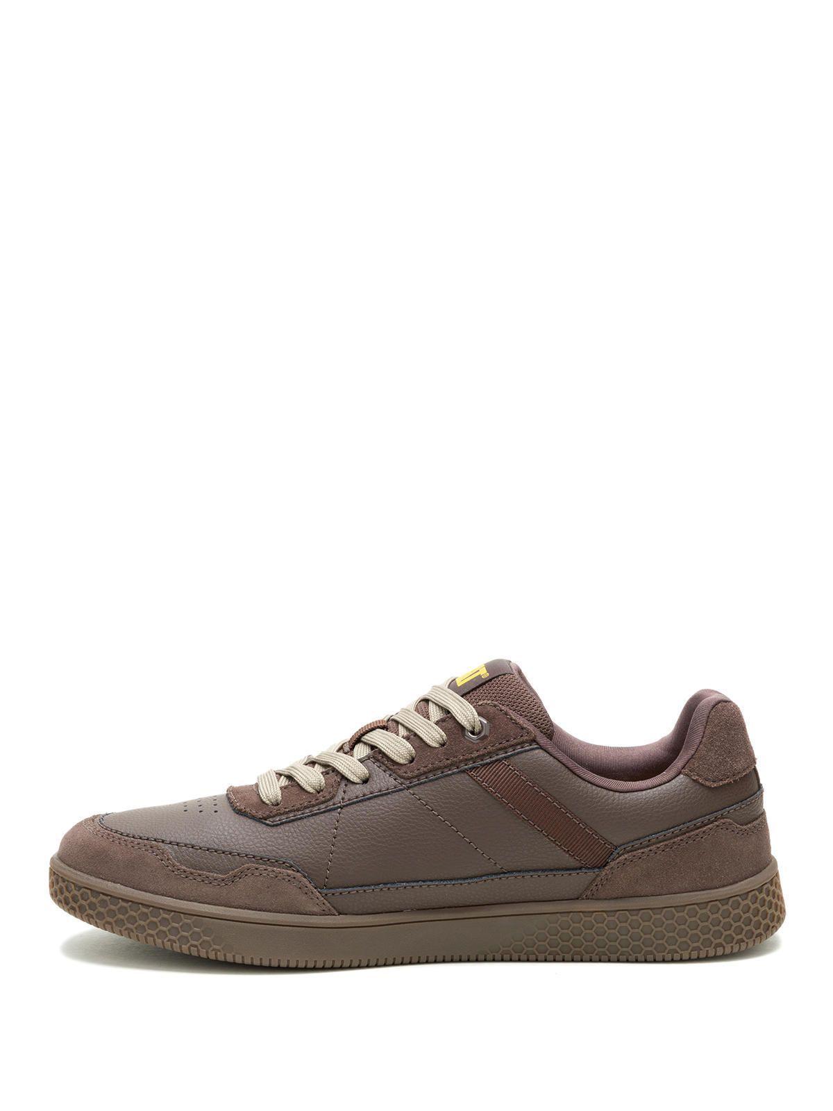 Zapatilla Cuero Hombre Pause Retro Leather Café-3