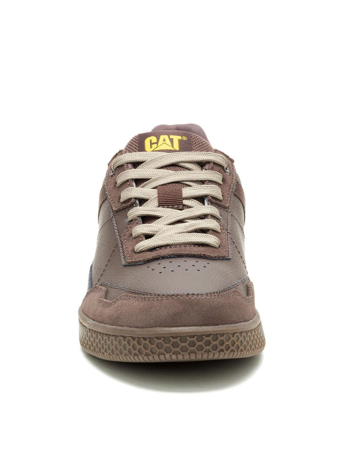 Zapatilla Cuero Hombre Pause Retro Leather Café-4