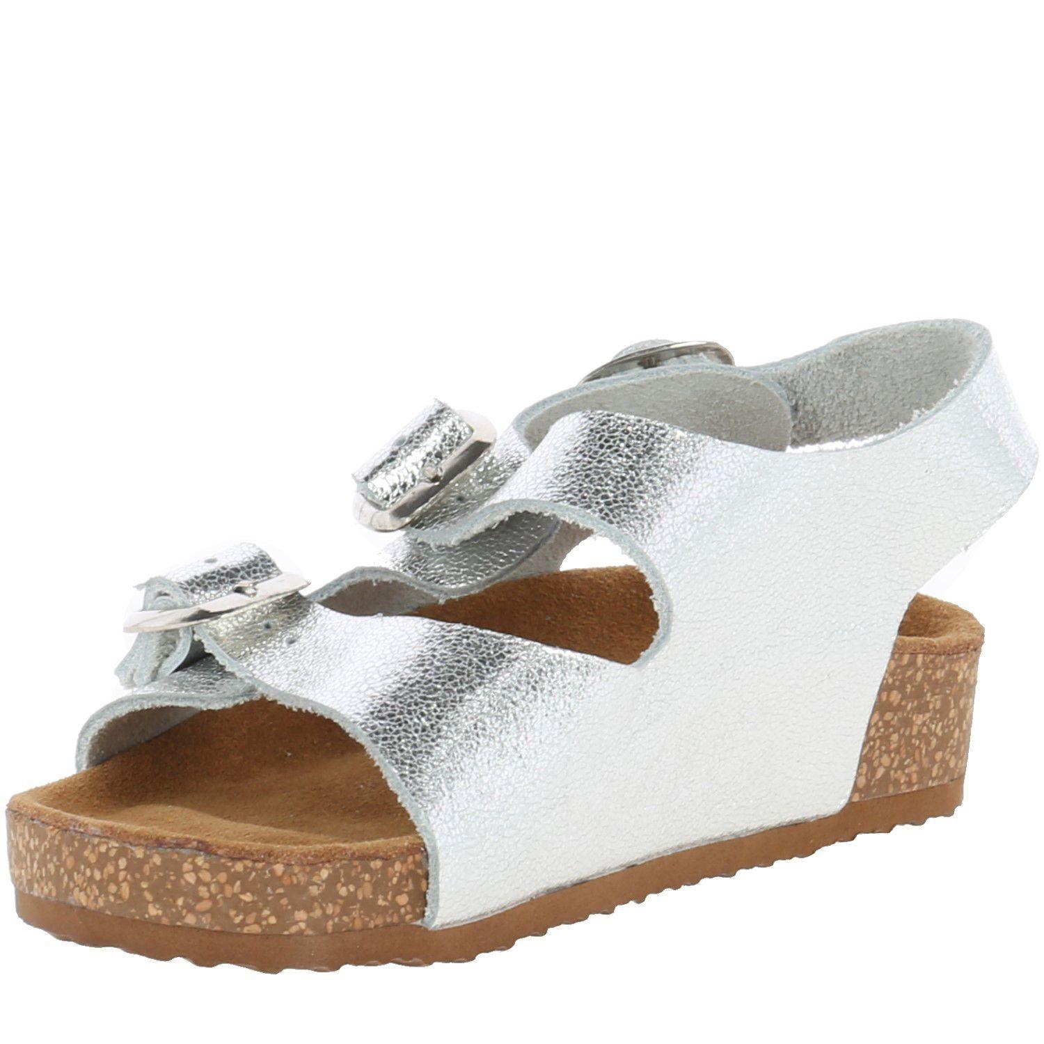 Sandalia Cuero Brick Plateado-2