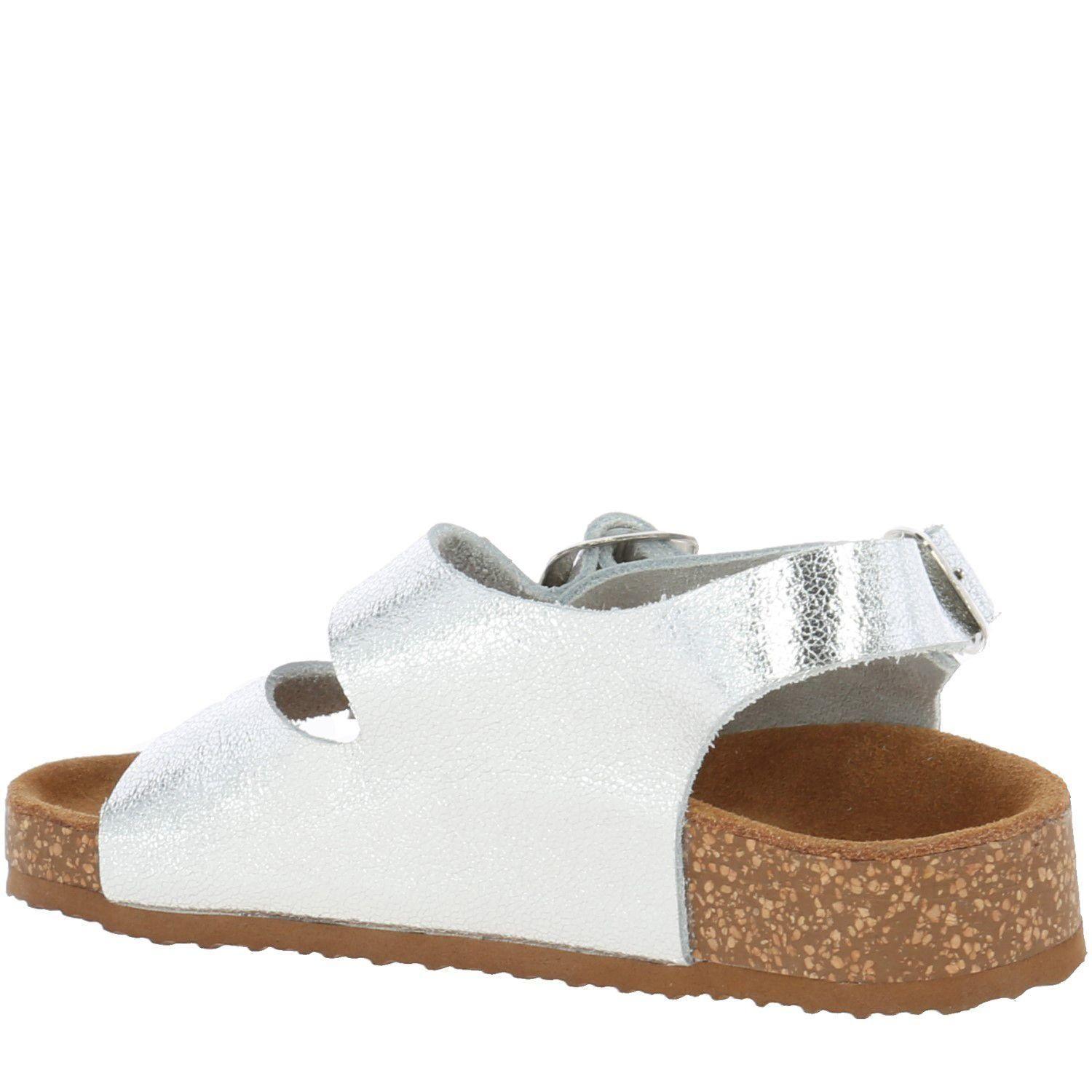 Sandalia Cuero Brick Plateado-4