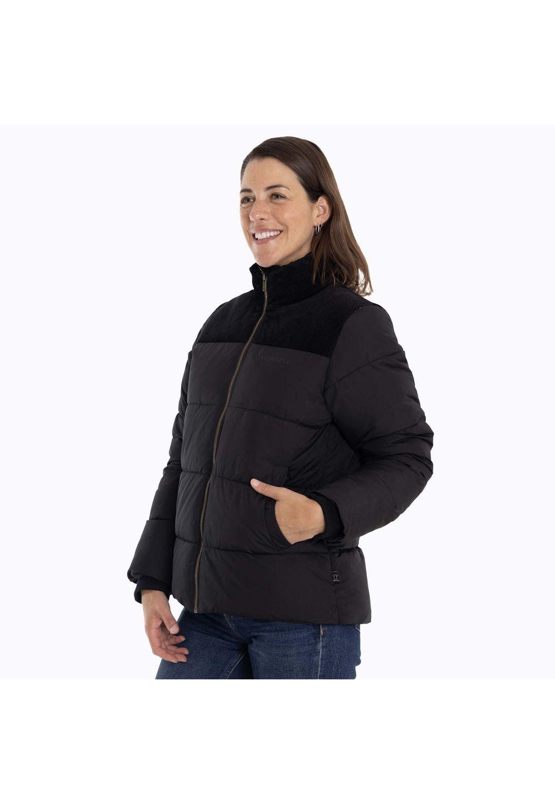 Parka Mujer Nowitna Negro Merrell-1
