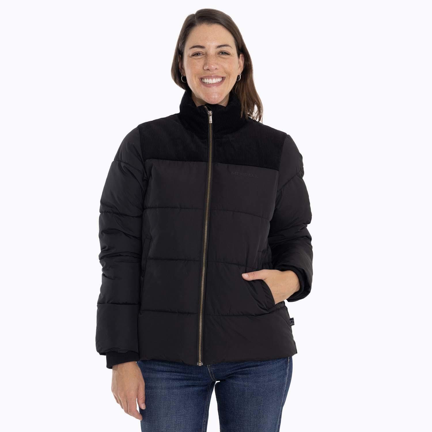 Parka Mujer Nowitna Negro Merrell-0