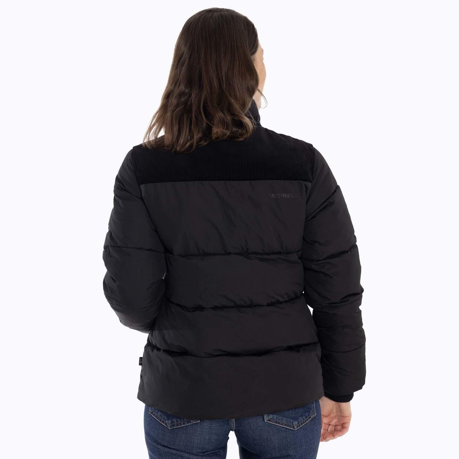 Parka Mujer Nowitna Negro Merrell-3