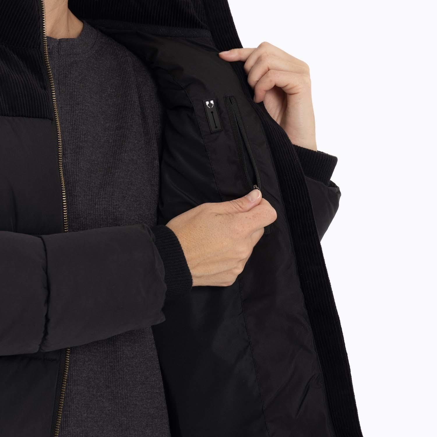 Parka Mujer Nowitna Negro Merrell-6