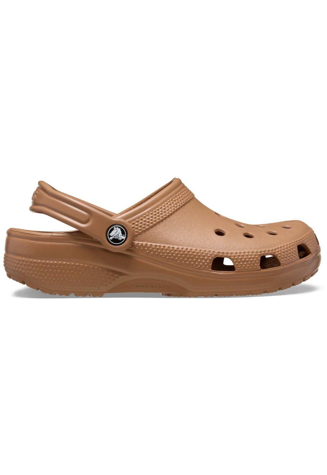 Zueco Crocs Unisex Classic Clog Café-0