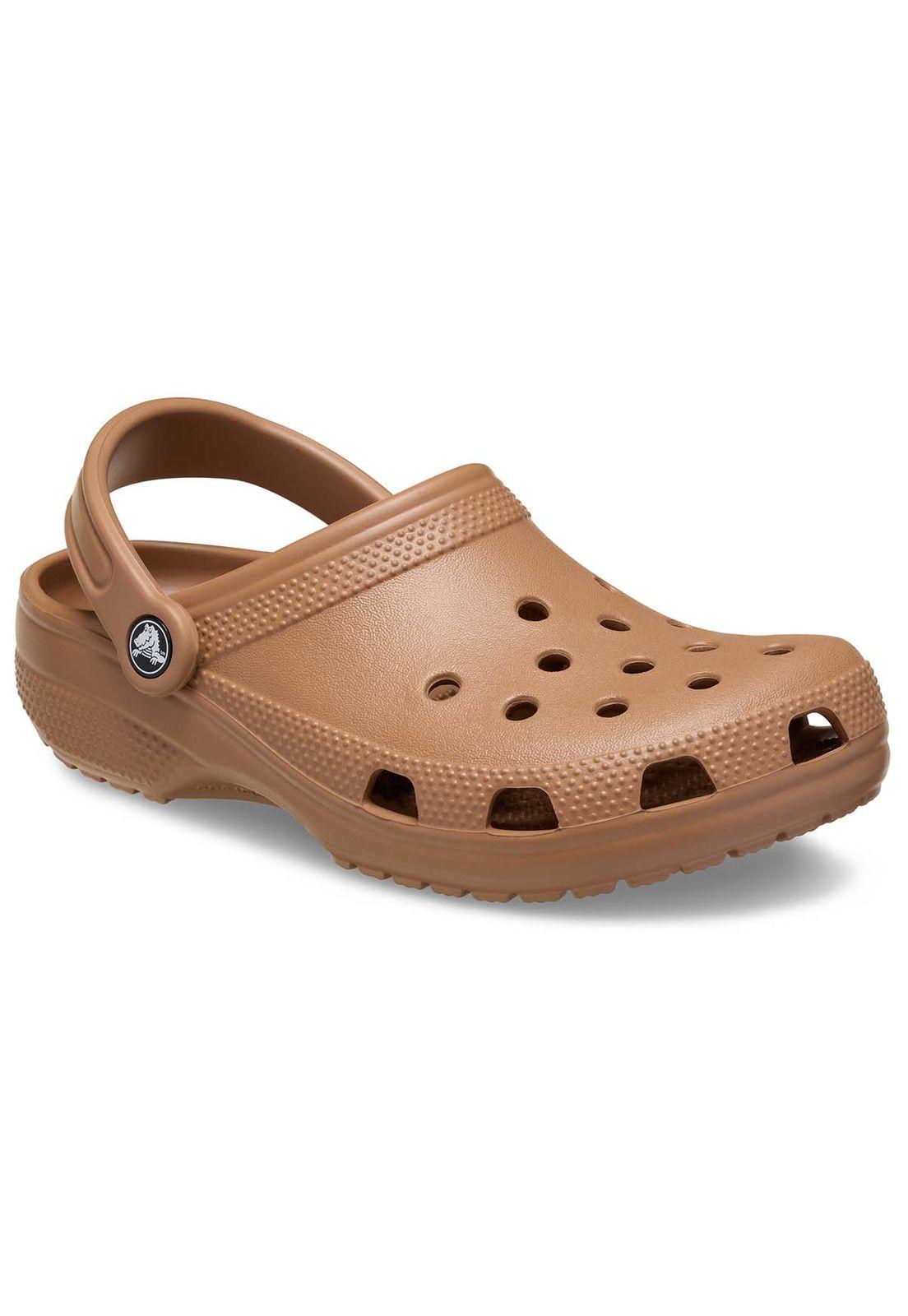Zueco Crocs Unisex Classic Clog Café Milk-6