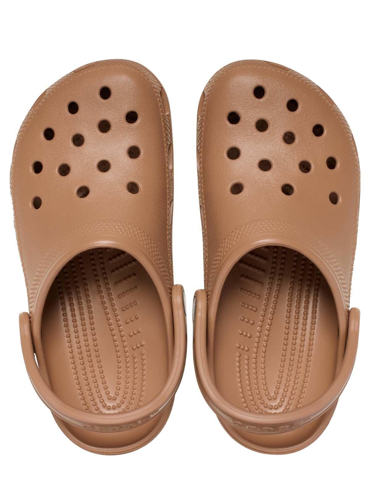 Zueco Crocs Unisex Classic Clog Café Milk-4