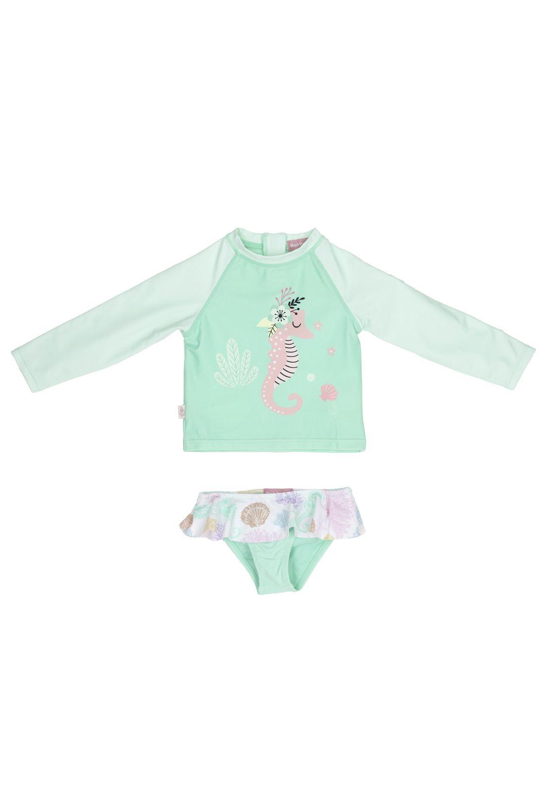 Traje De Baño Niña Arena (1-3) Menta-0