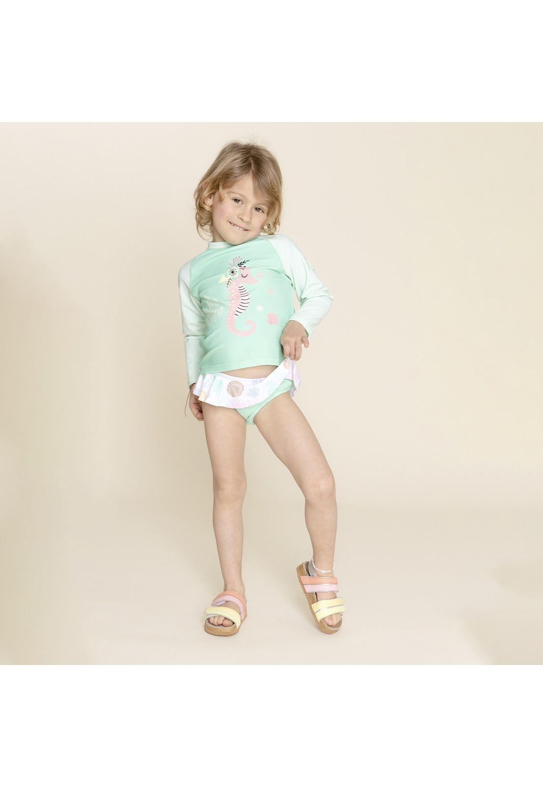 Traje De Baño Niña Arena (1-3) Menta-1