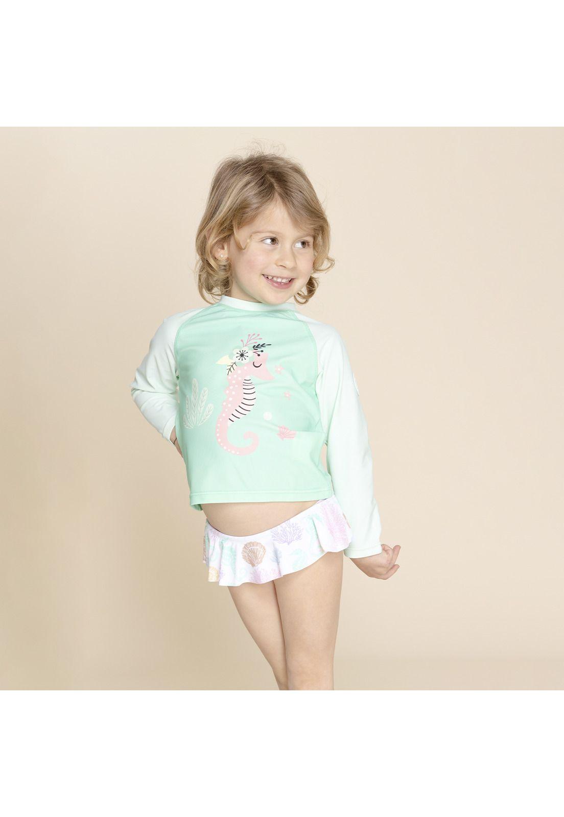 Traje De Baño Niña Arena (1-3) Menta-4