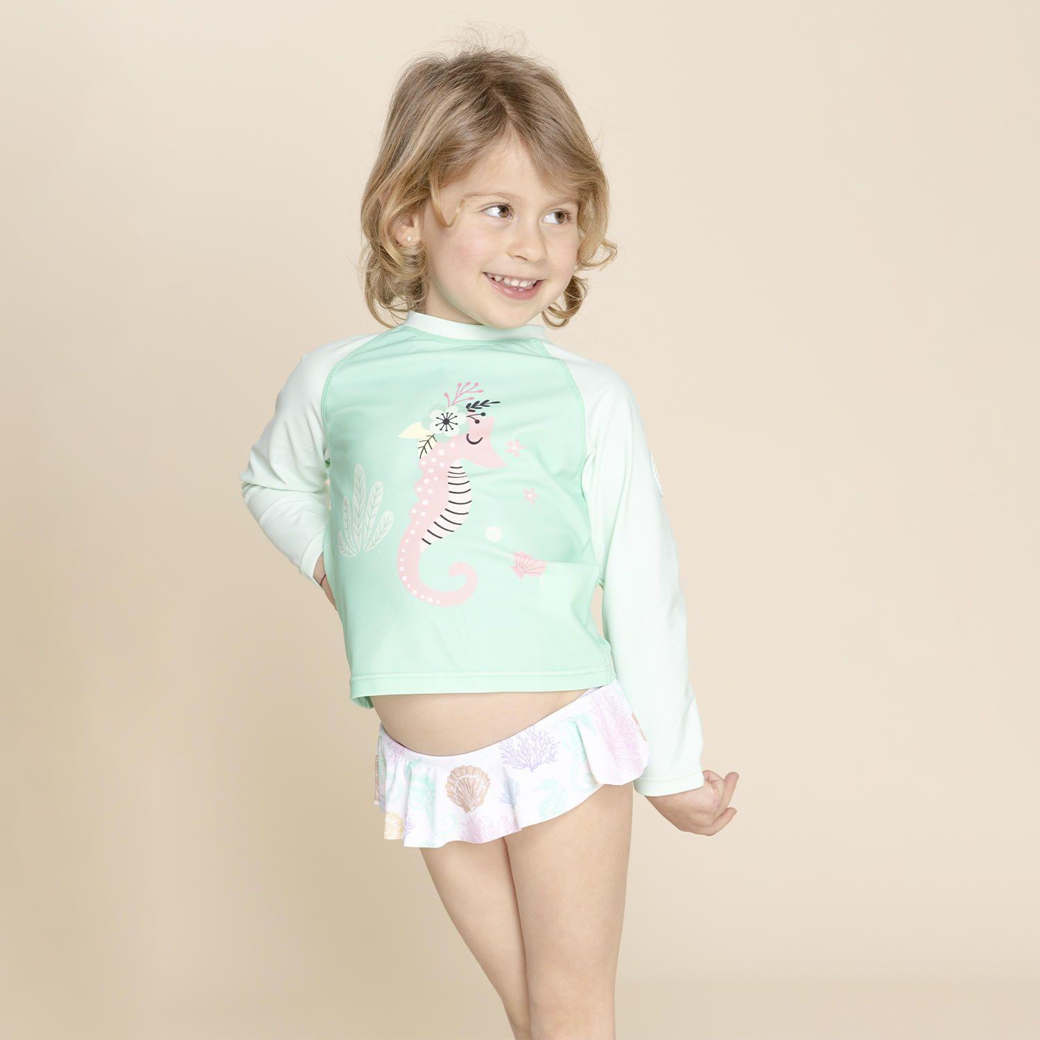 Traje De Baño Niña Arena (1-3) Menta-4