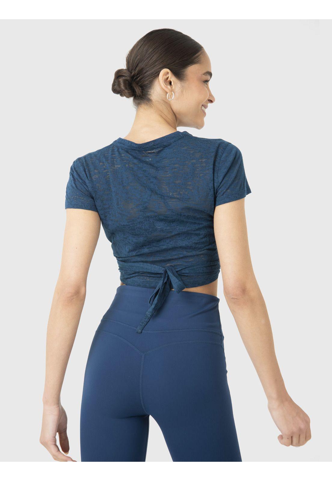 Polera Manga Corta Mujer Luna Azul Oscuro-3