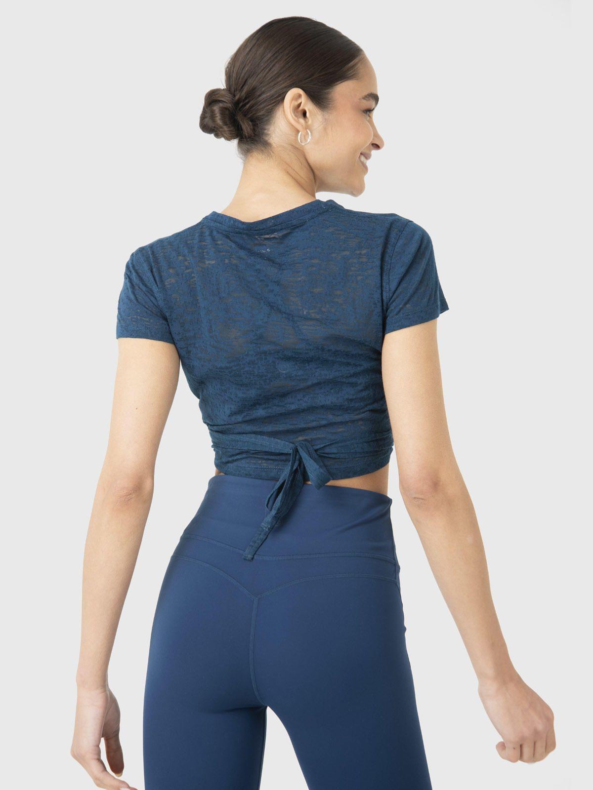 Polera Manga Corta Mujer Luna Azul Oscuro-3