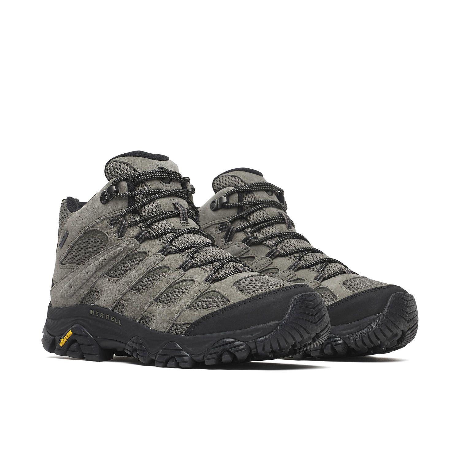 Botín Hombre Moab 3 Mid WP Gris-4