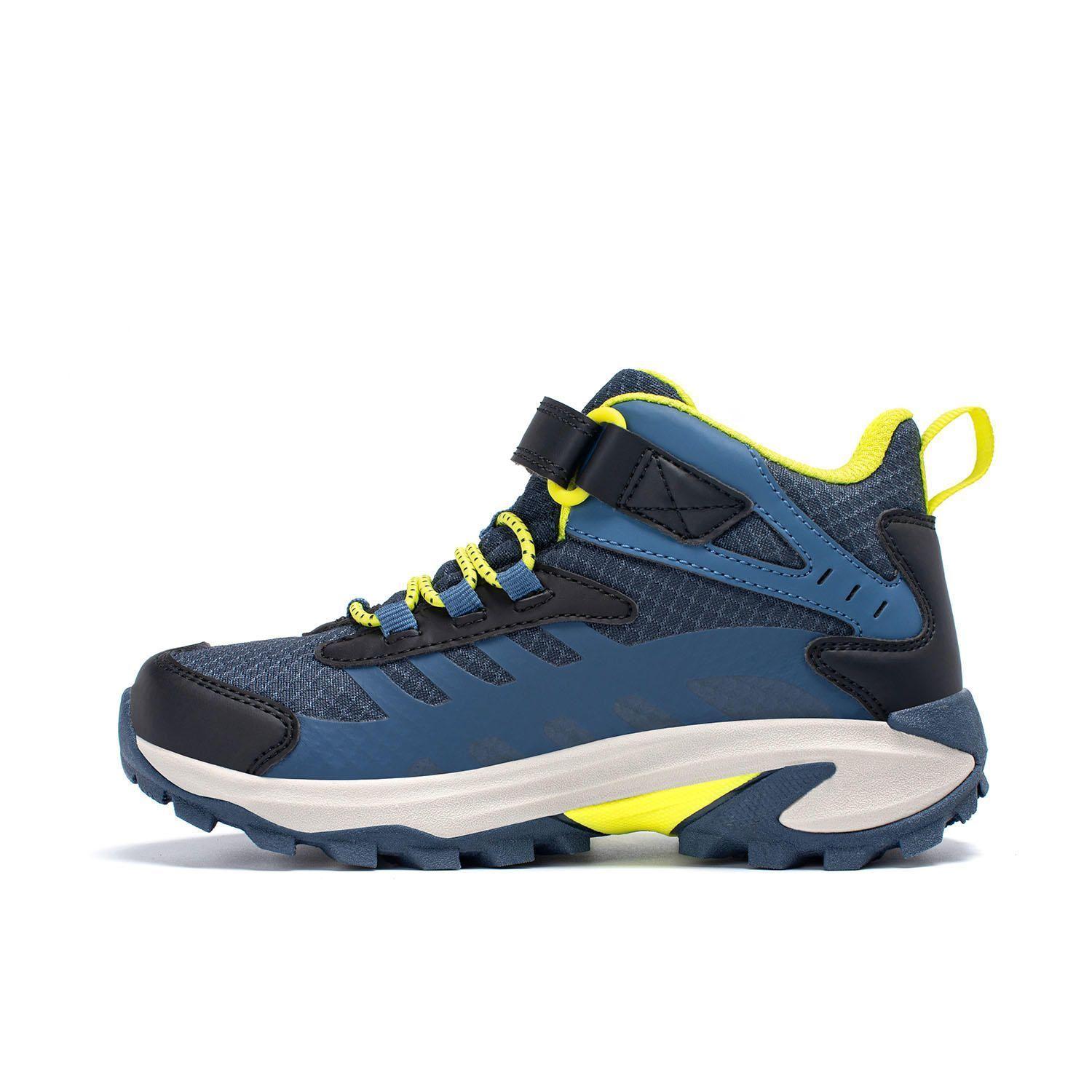 Botin Niño Moab Speed 2 Mid A/C Azul-1