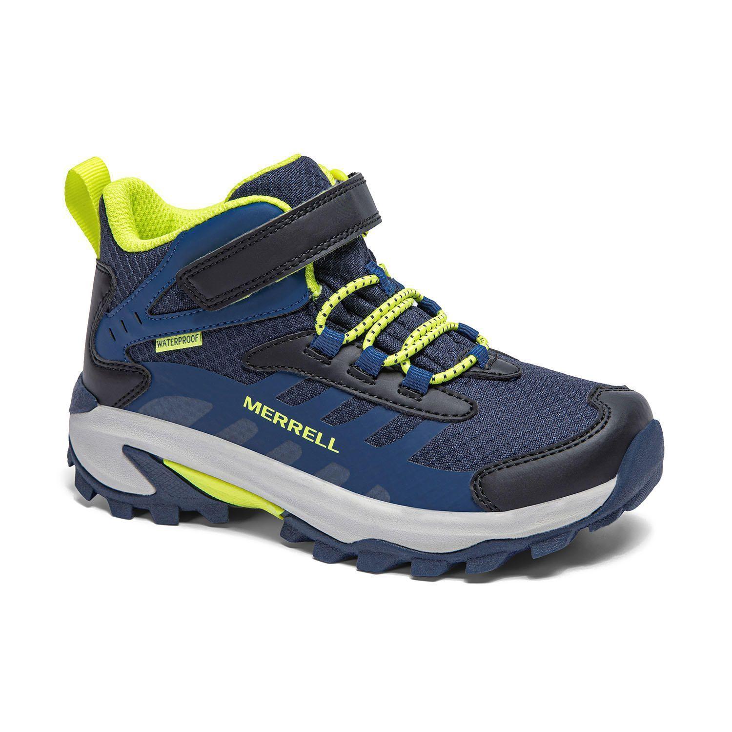 Botin Niño Moab Speed 2 Mid A/C Azul-3