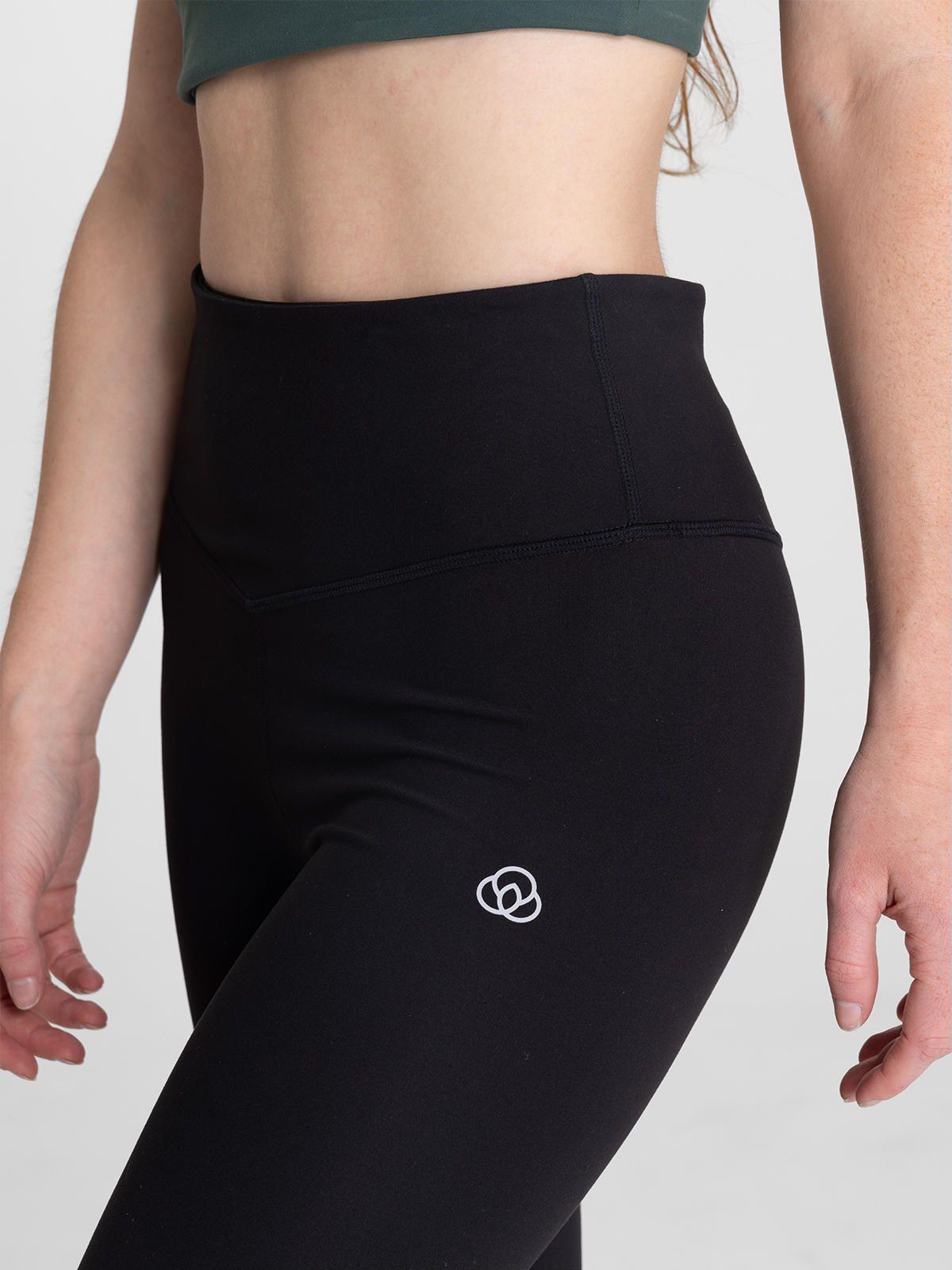 Calza tiro alto 7/8 Mujer Hr Ankle Leg Emma Negra-4