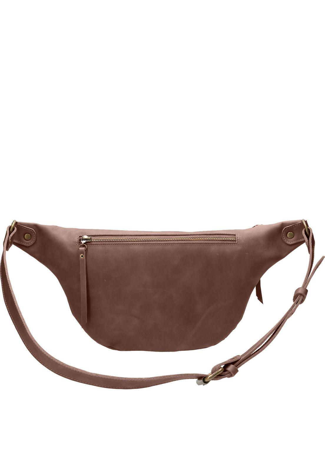 Banano Cuero Mujer Zadar Waist Chocolate-2