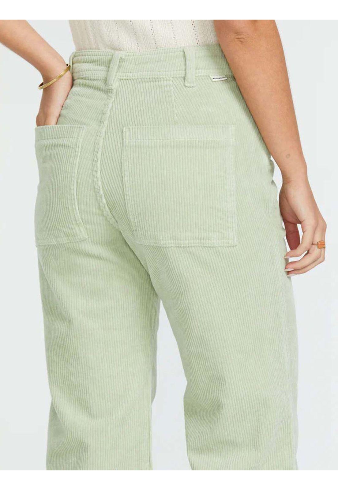 Pantalón Mujer Be Free Cotelé Verde Billabong-6