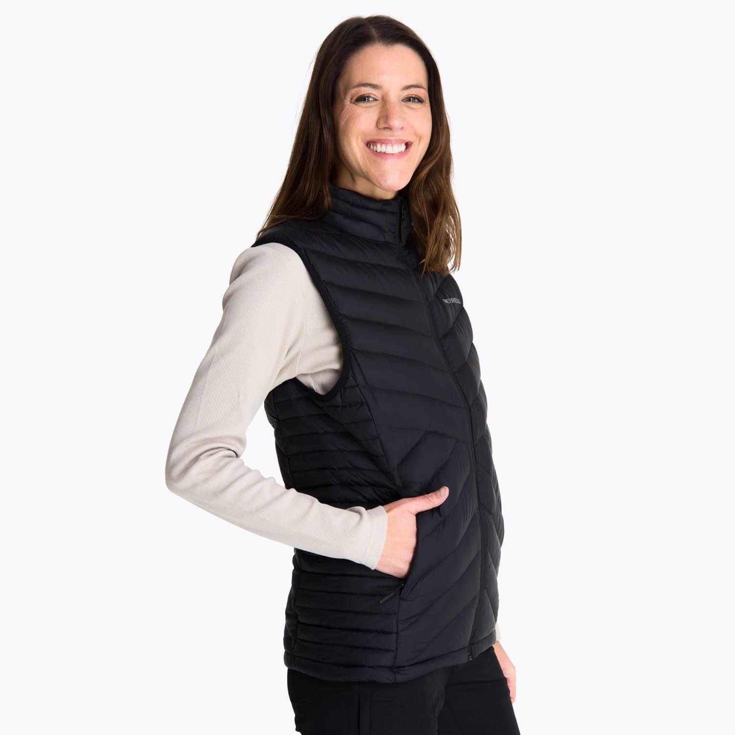 Parka Sin Mangas Mujer Kamera Negro -1