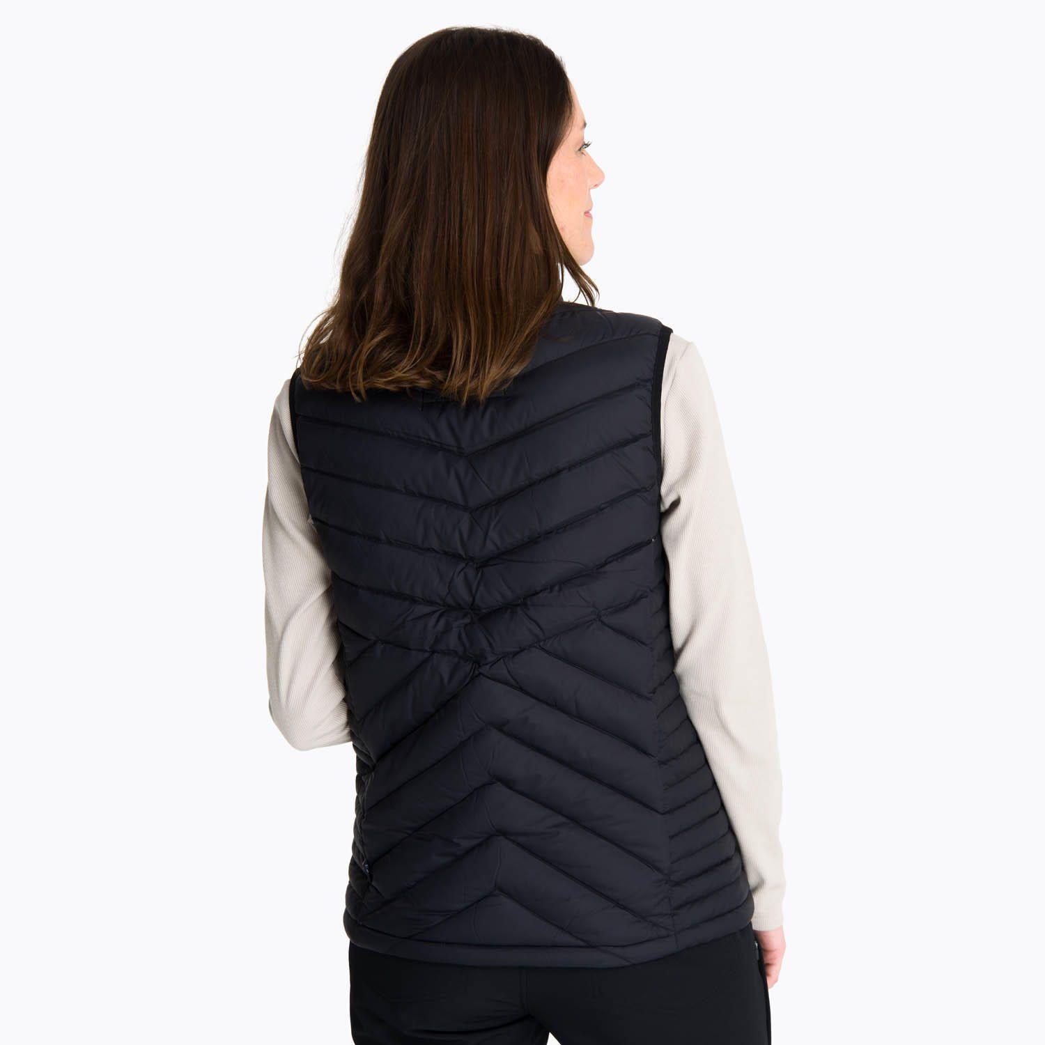 Parka Sin Mangas Mujer Kamera Negro -3
