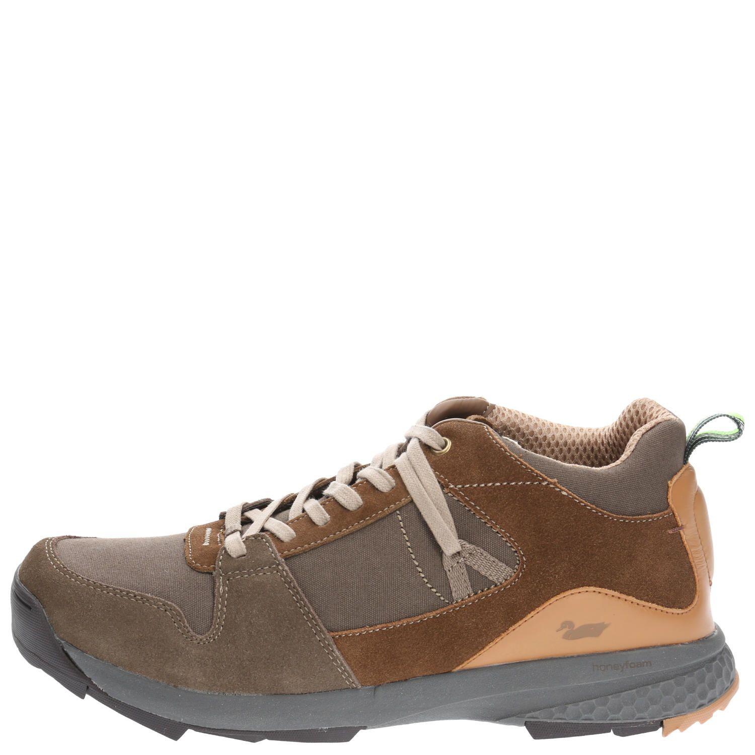 Zapatilla Cuero Hombre Daintree Verde Oscuro-1