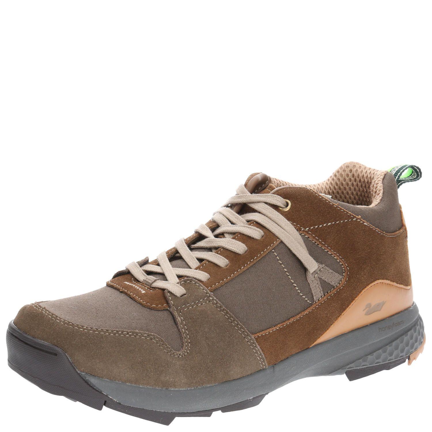 Zapatilla Cuero Hombre Daintree Verde Oscuro-3