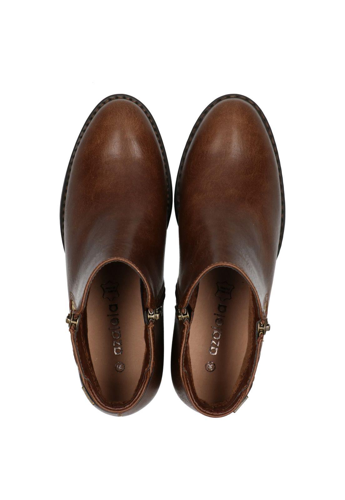 Botín Mujer Reims Café-7