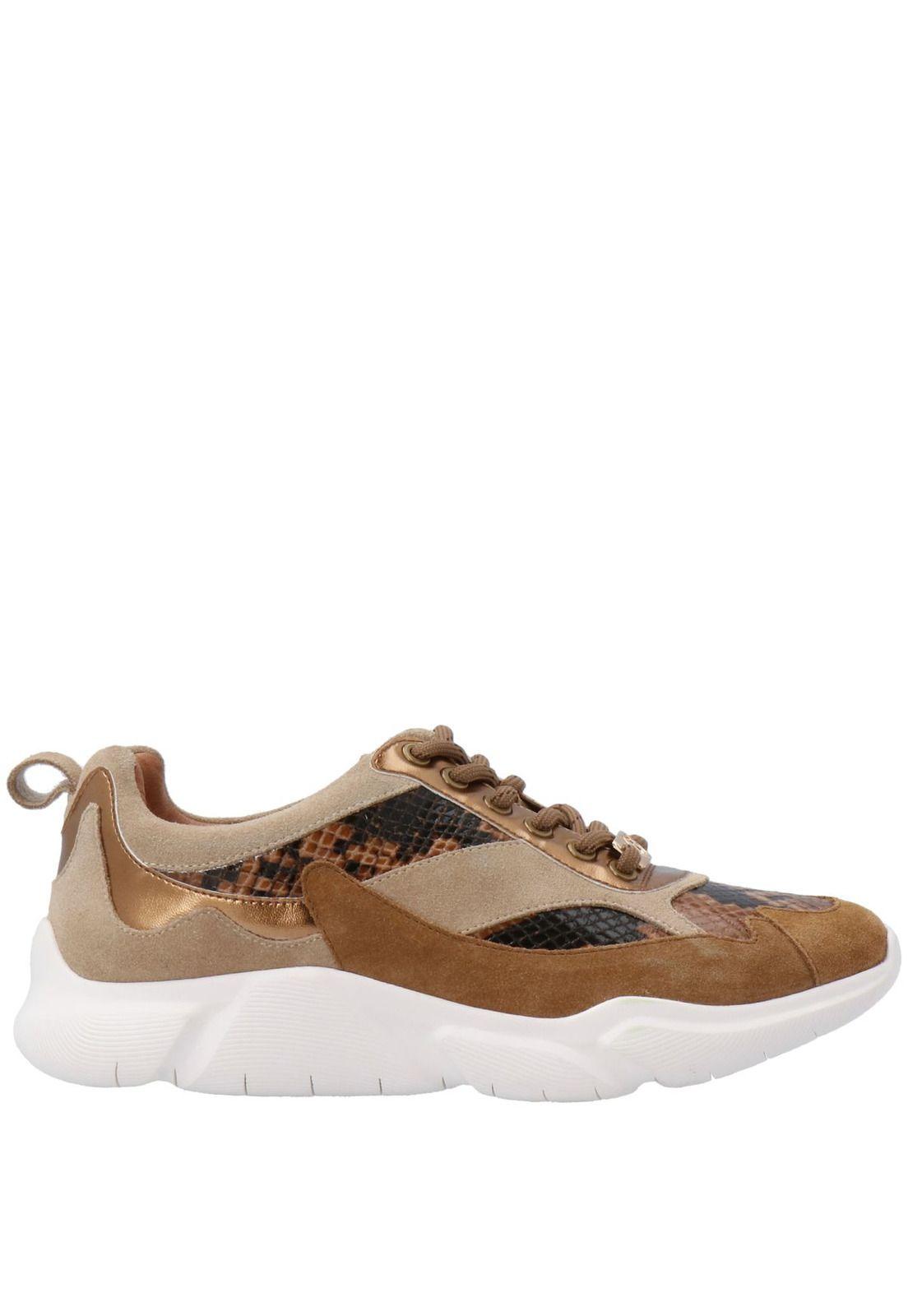 Zapatilla Cuero Mujer Ft-Carina Brown-1