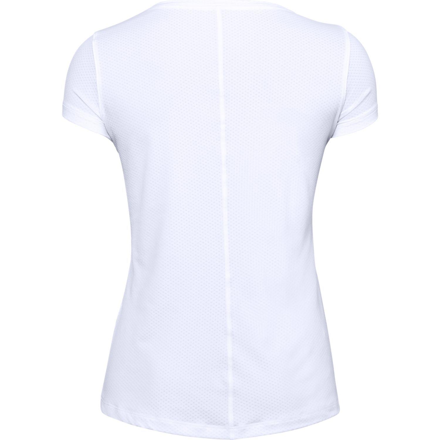 Polera M/C Mujer UA Hg Armour Ss Blanco-7