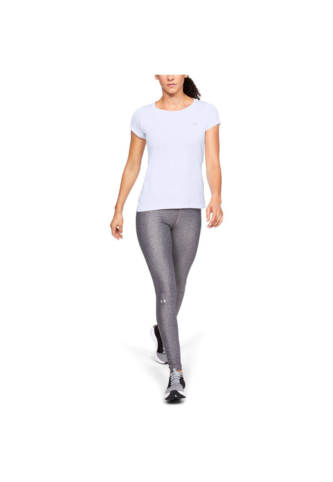 Polera M/C Mujer UA Hg Armour Ss Blanco-1