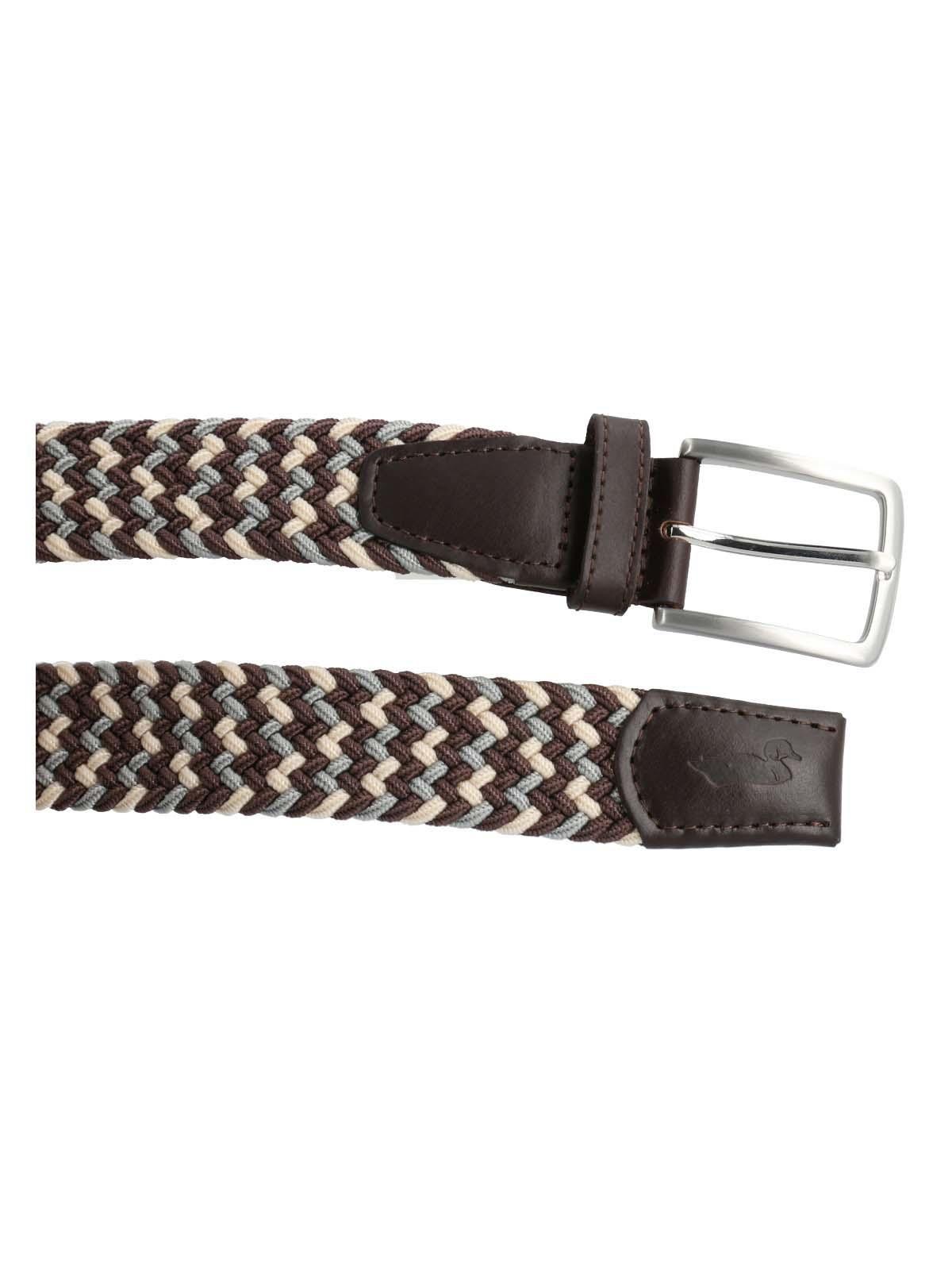 Cinturón Elasticado Hombre Rf Talbot Café-2