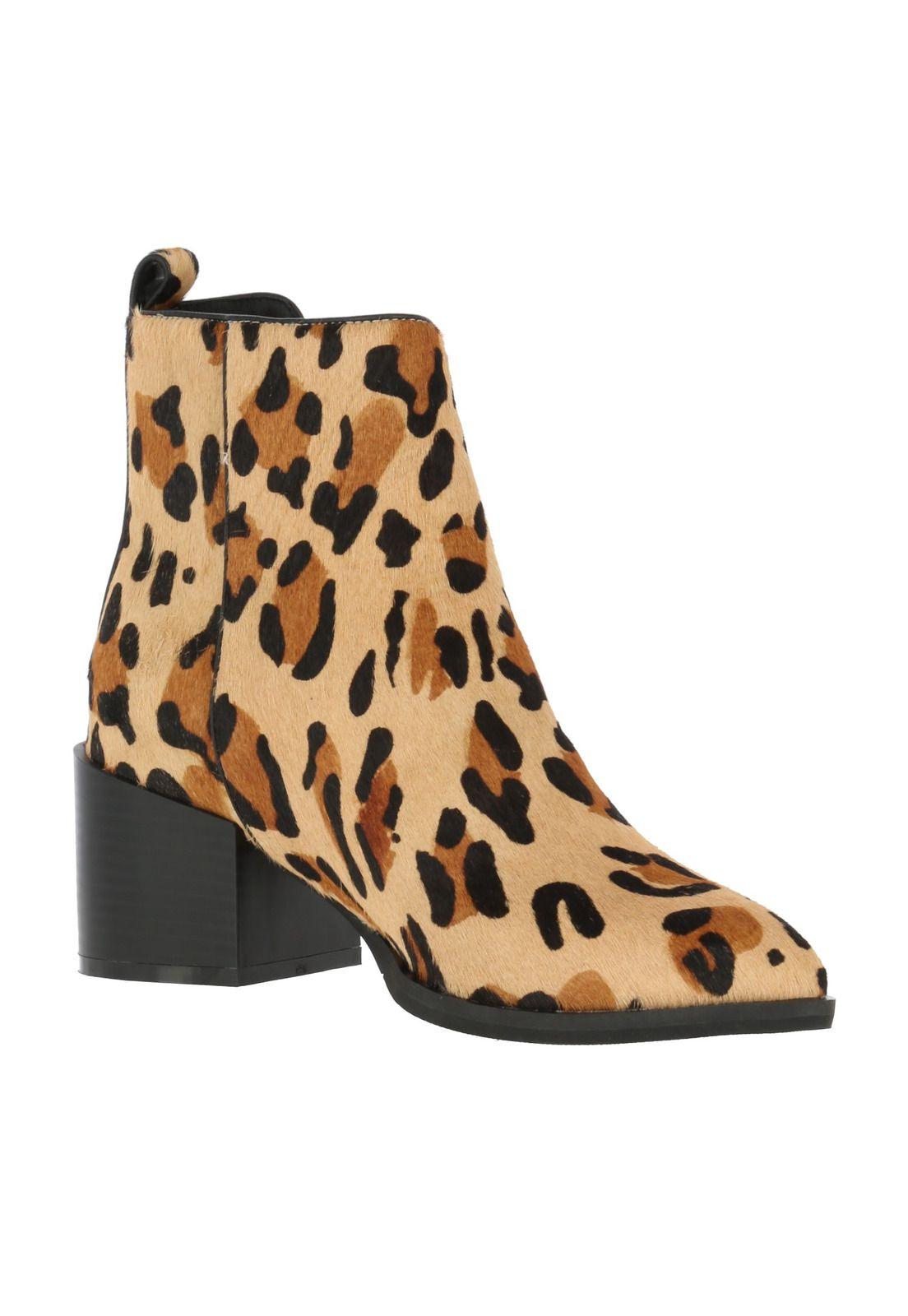 Botin Cuero Mujer Elis Multicolor-0