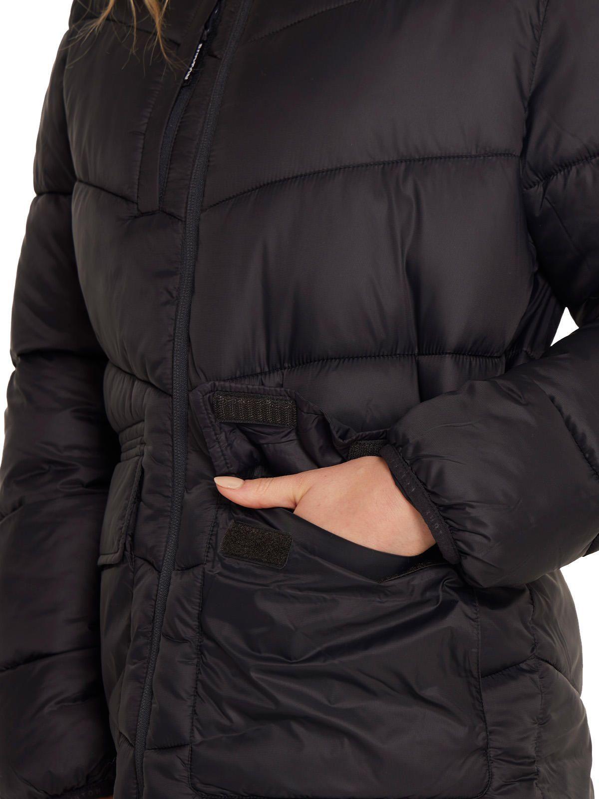 Parka Impermeable Mujer Negro-7