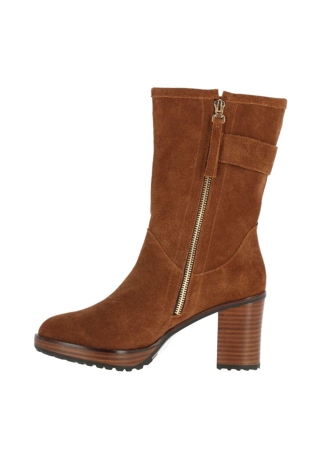 Botin Cuero Mujer Nuria Café-2