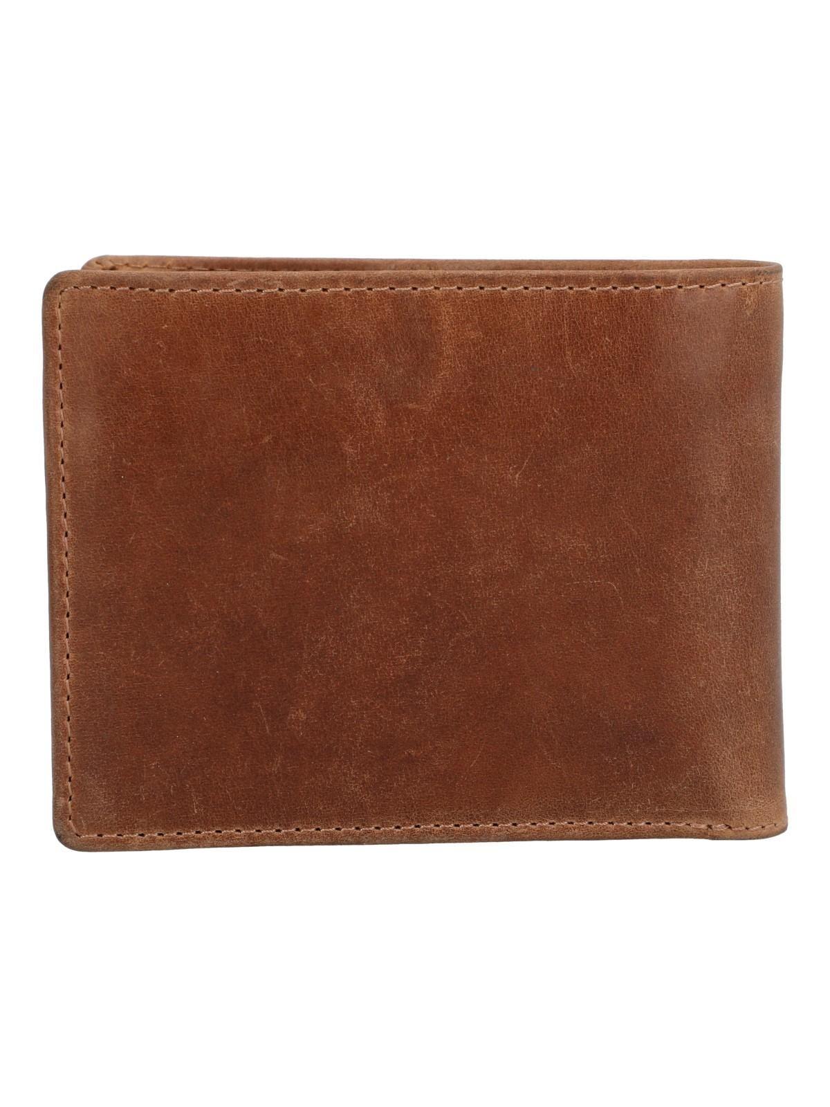 Billetera Cuero Hombre Fd Gasly Volante Café-1