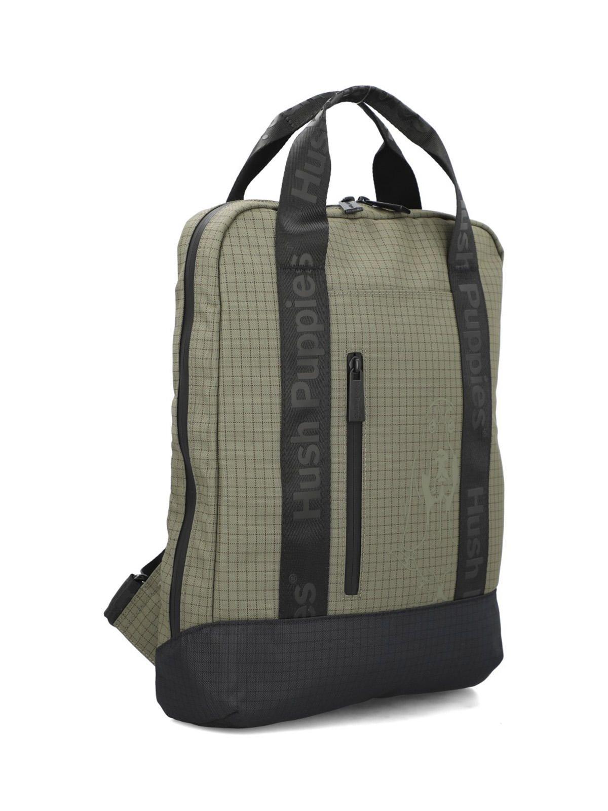 Mochila Nylon Unisex Arkansas Back Verde-2
