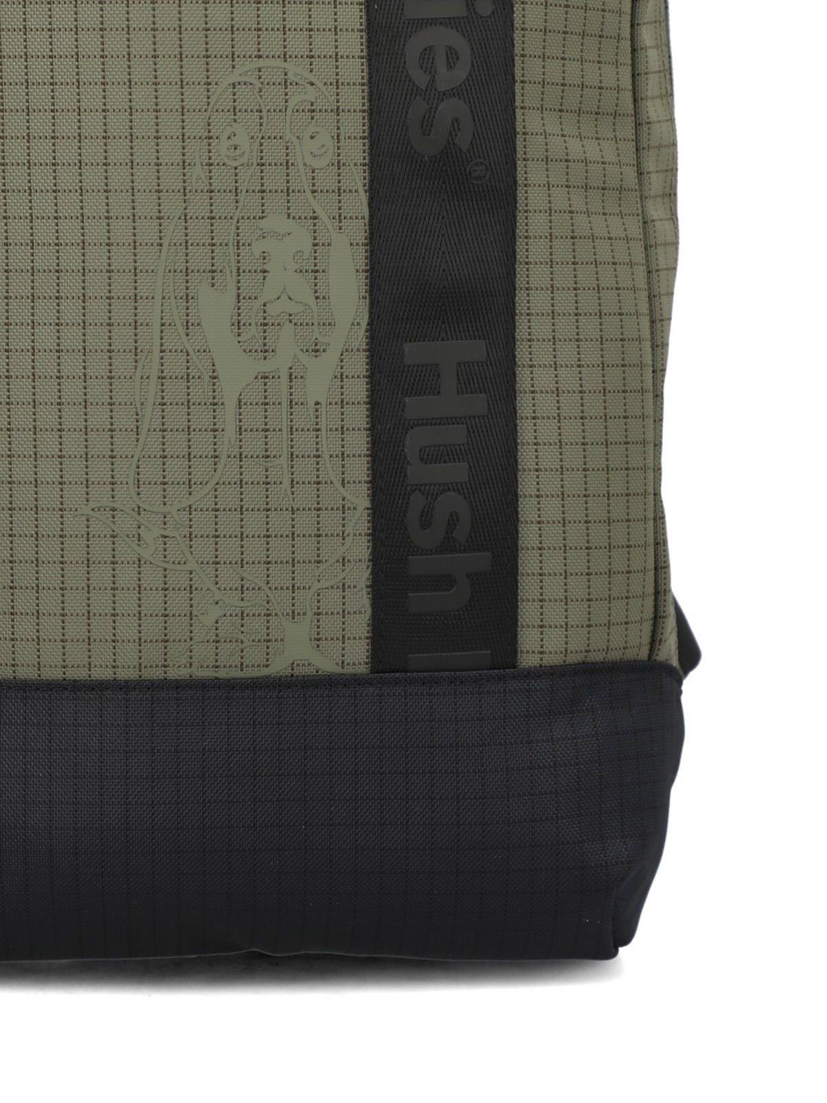 Mochila Nylon Unisex Arkansas Back Verde-5