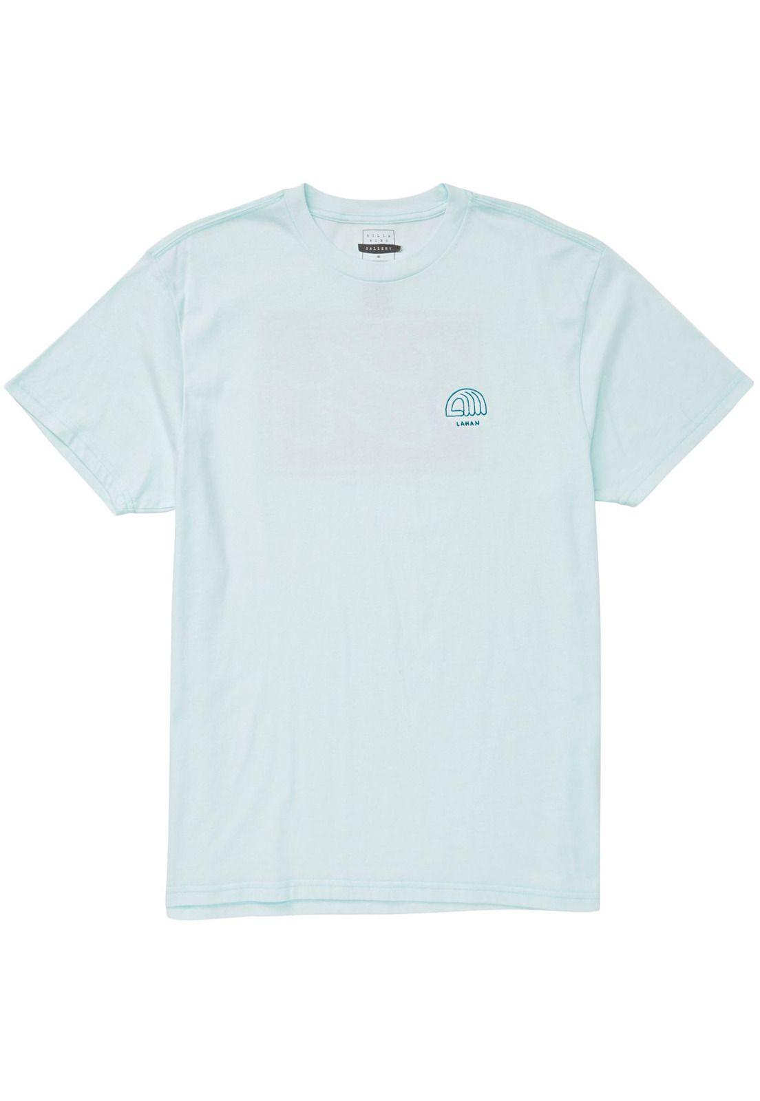 Polera M/C Hombre Throwback Waves Celeste-0