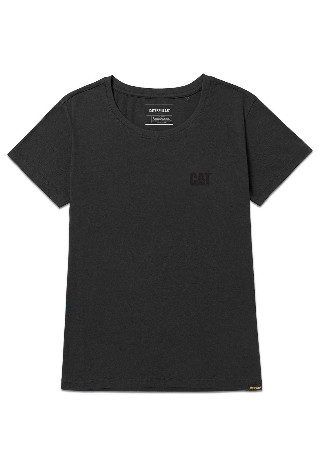 Polera Manga Corta Mujer Logo Negro-0