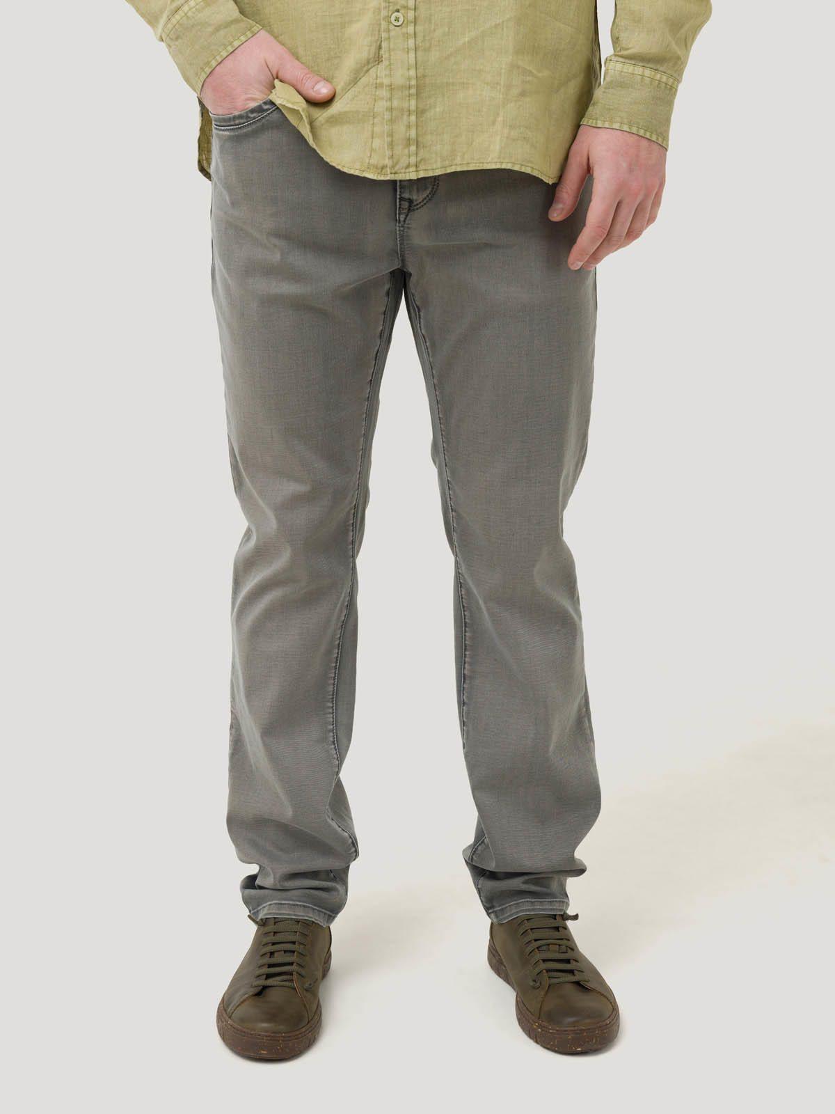 Jeans Algodón Hombre Bari Gris-4