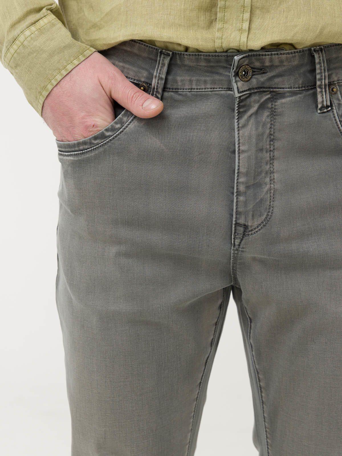Jeans Algodón Hombre Bari Gris-6