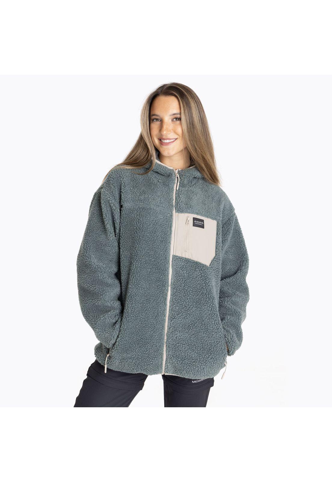Polar Mujer Mars Sherpa Fz Verde-0